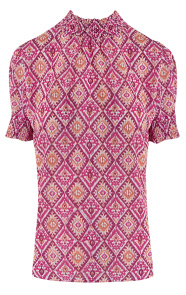 The Musthaves Col Top Aztec Print