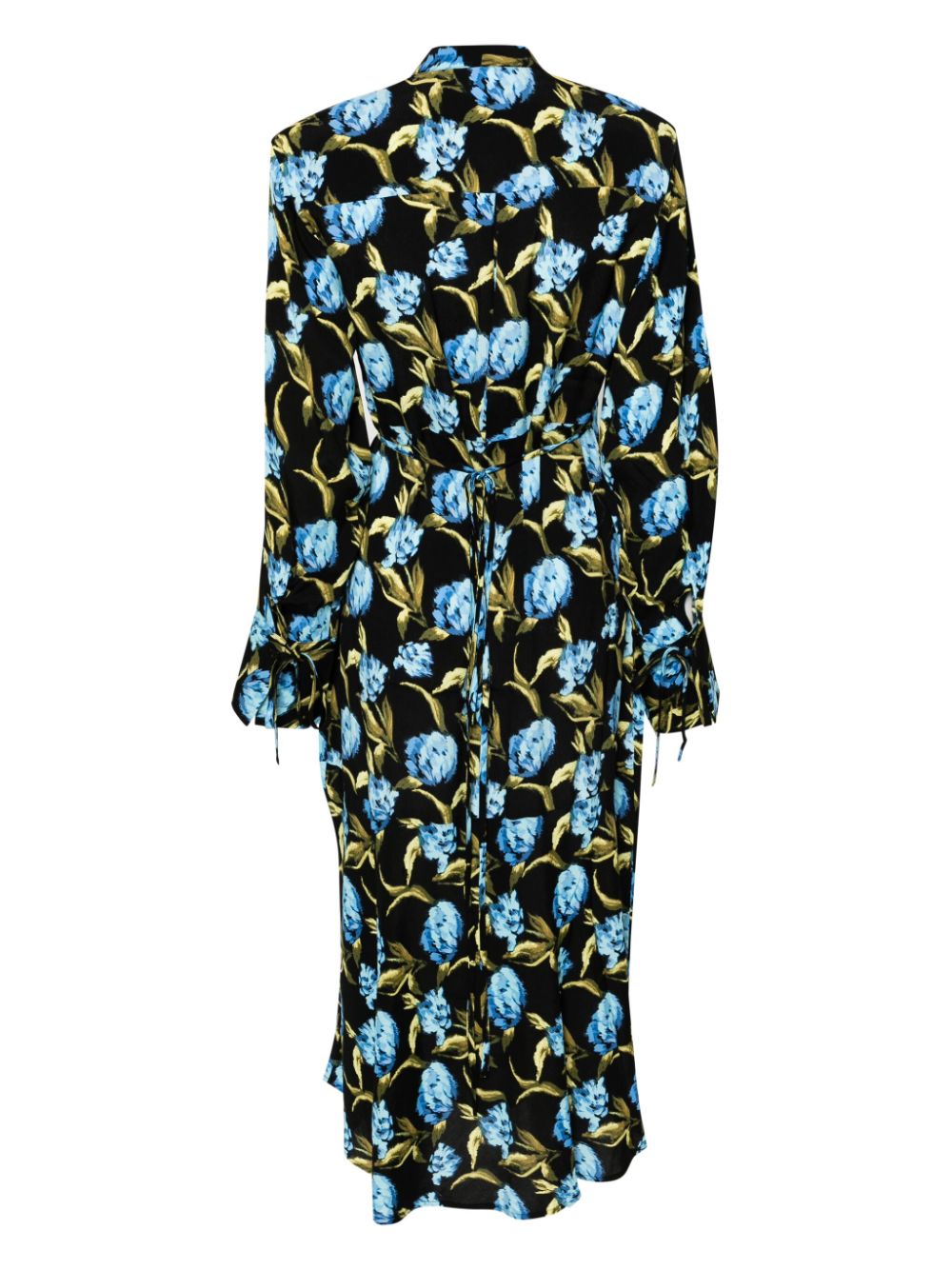 Gestuz Piagz floral-print maxi dress - Zwart
