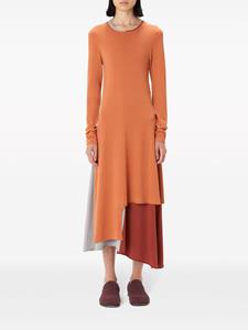 JW Anderson Gelaagde maxi-jurk - Oranje