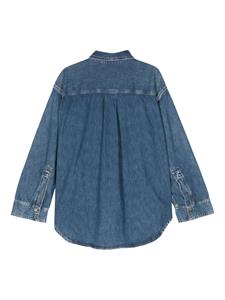 Haikure denim buttoned shirt - Blauw