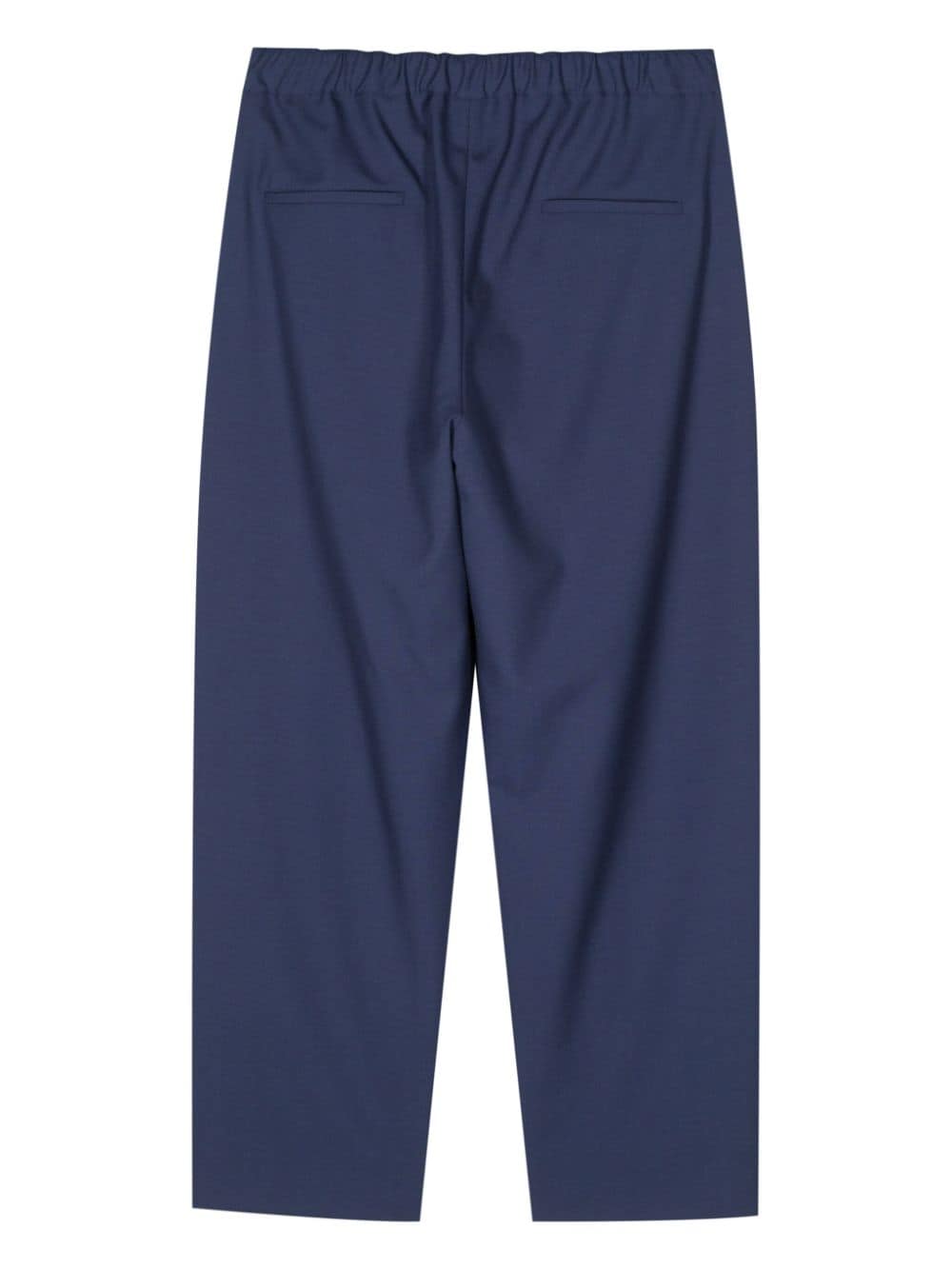 Marni decorative-stitching trousers - Blauw