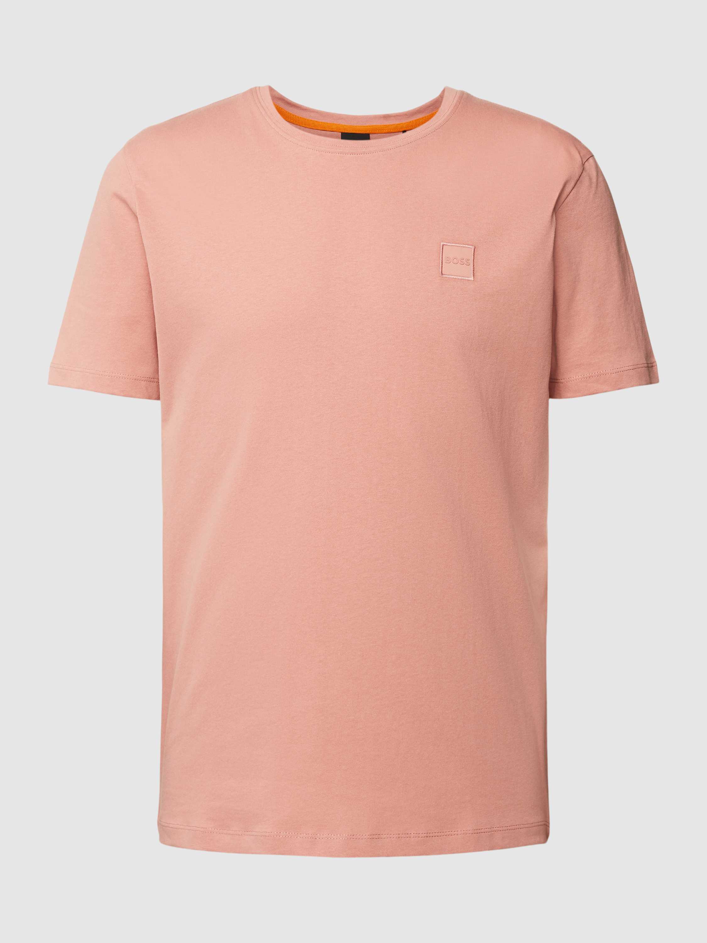 Boss Orange T-shirt met labeldetail, model 'Tales'