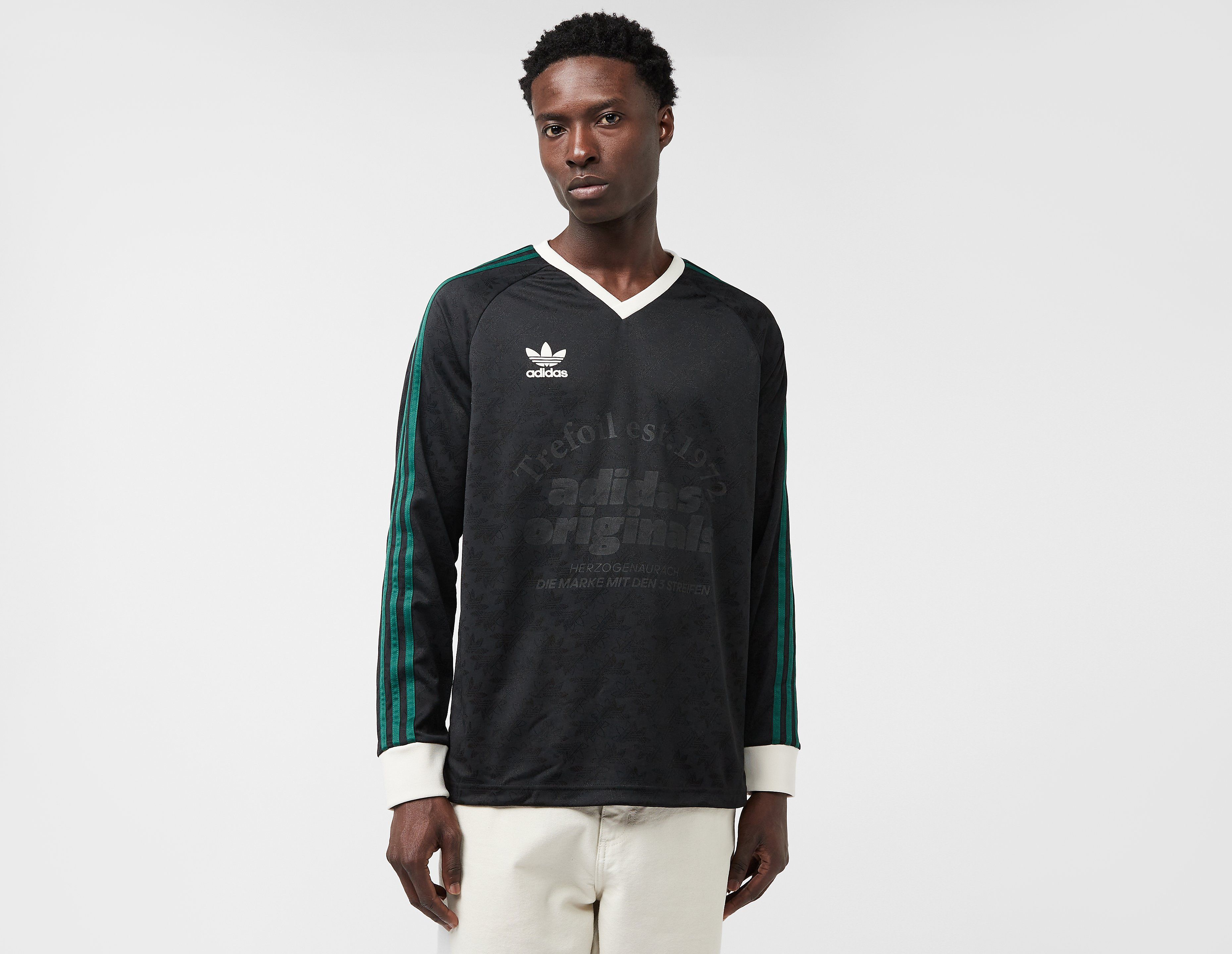 Adidas Originals Sport Archive Long Sleeve Jersey, Black