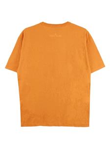 Stone Island flap-pocket cotton T-shirt - Oranje