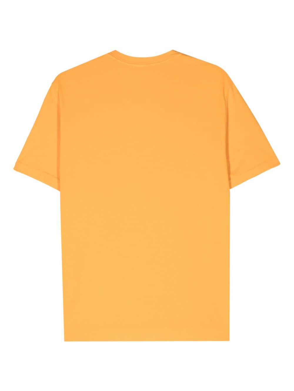 Boglioli crew-neck cotton T-shirt - Oranje