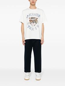 Kenzo Katoenen T-shirt met tijgerprint - Wit