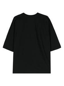 Homme Plissé Issey Miyake Katoenen T-shirt - Zwart