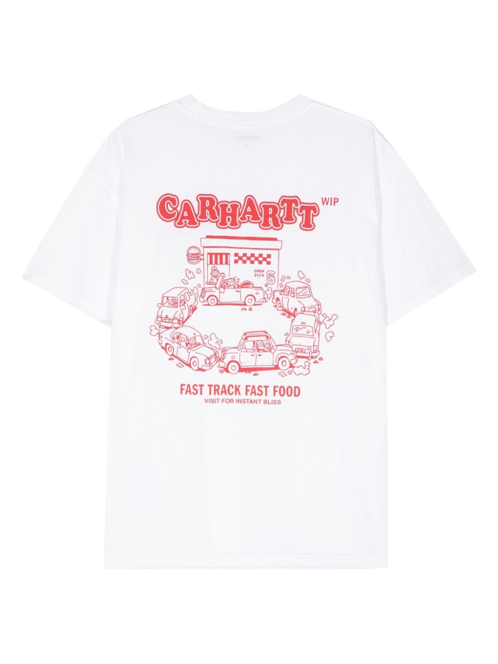 Carhartt WIP Fast Food T-Shirt - Wit