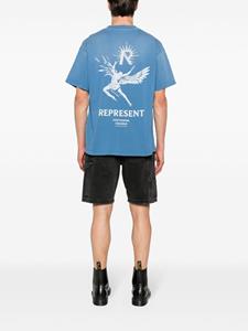 Represent Icarus cotton T-shirt - Blauw