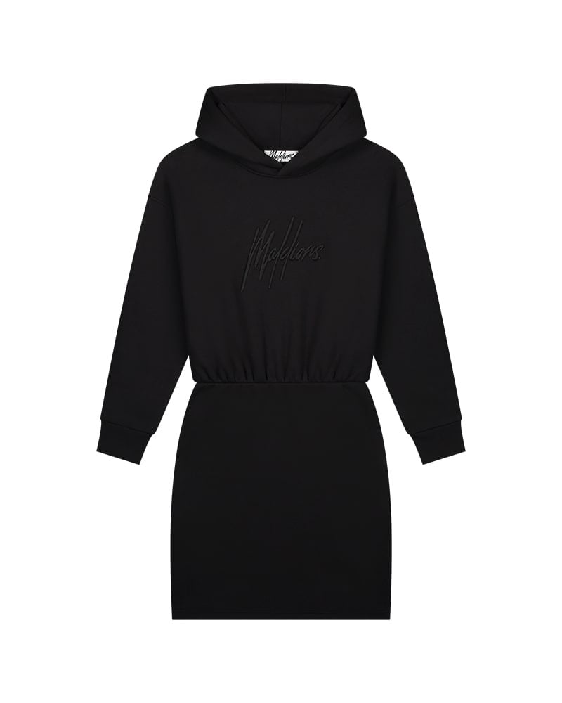 Malelions Women Signature Hoodie Dress - Black