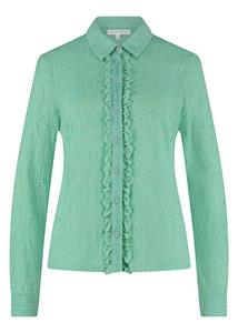 Tramontana Female Blouses C22-11-401 Blouse Lace Ruffle Placket