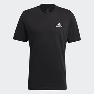 Herren Kurzarm-t-shirt Adidas Embroidered Small Logo Schwarz