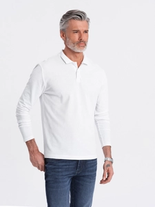 Ombre Poloshirt heren longsleeve - jotz
