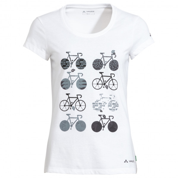 VAUDE T-Shirt Women's Cyclist T-Shirt V (1-tlg) Grüner Knopf