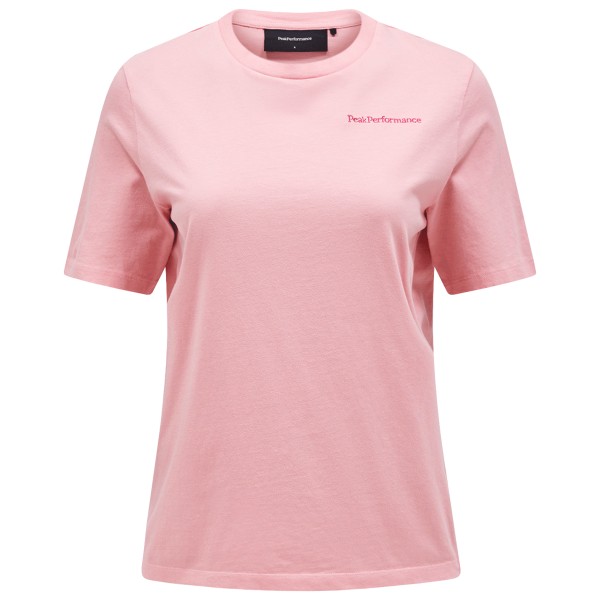 Peak Performance  Women's Original Small Logo Tee - T-shirt, warm blush