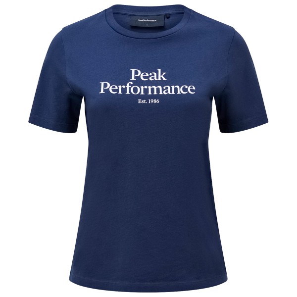Peak Performance  Women's Original Tee - T-shirt, blauw