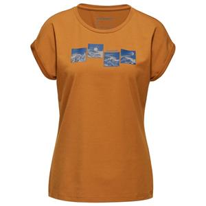 Mammut  Women's Mountain T-Shirt Day and Night - T-shirt, bruin/oranje
