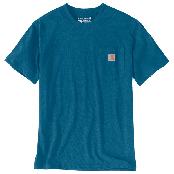 Carhartt T-Shirt Pocket S/S T-Shirt Deep Lagoon Heather