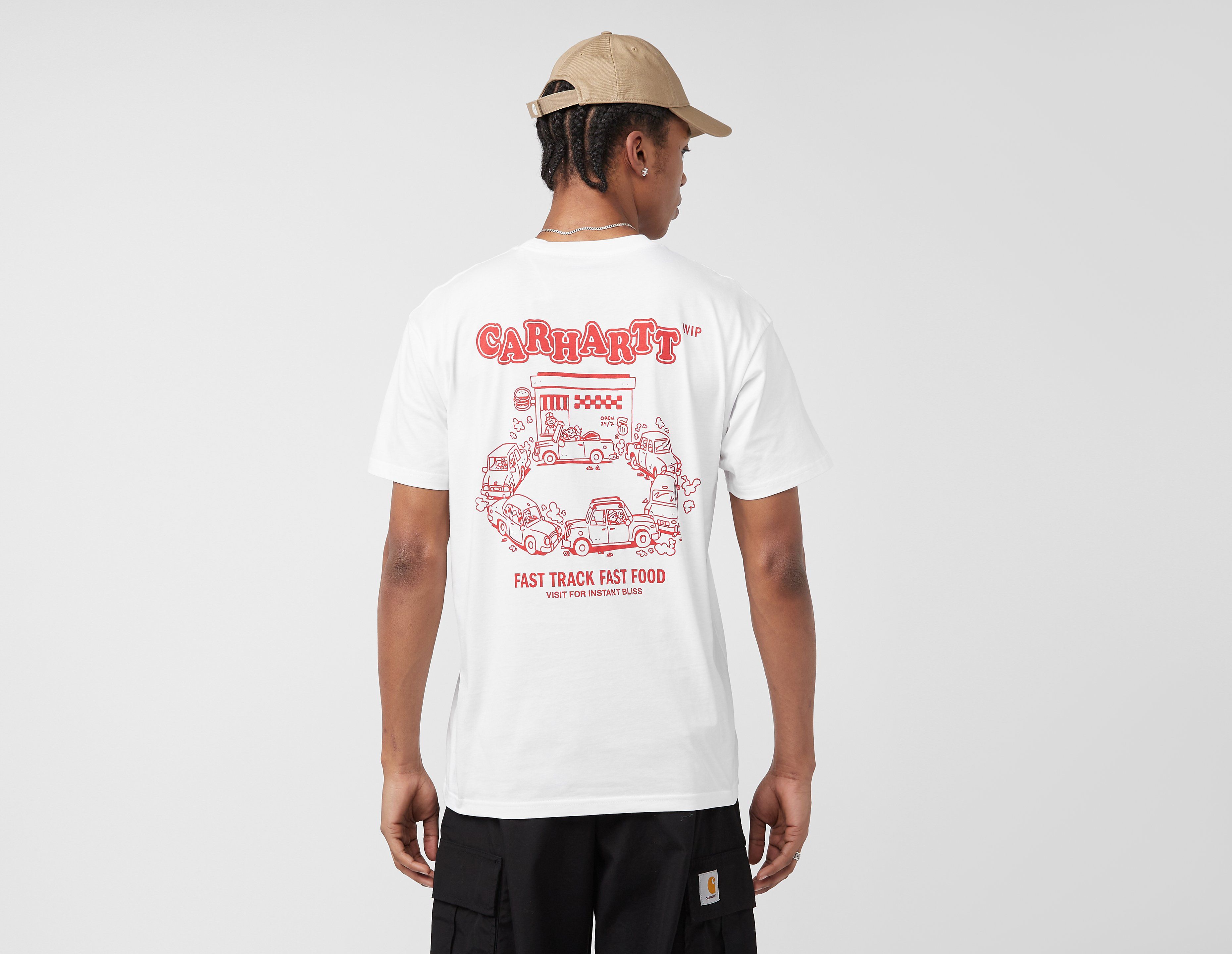 Carhartt WIP Fast Food T-Shirt, White