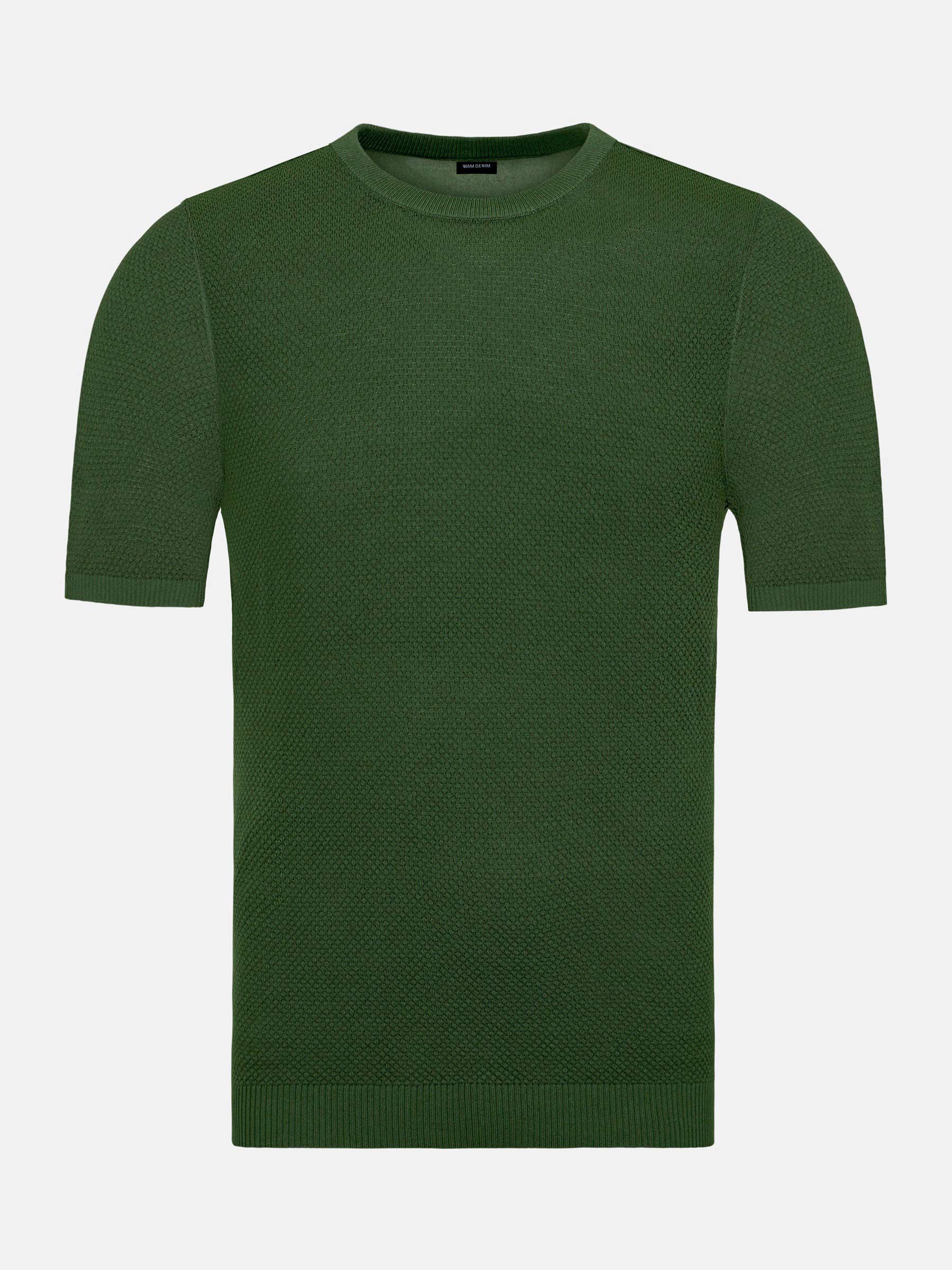 WAM Denim Lucas Pique Knit Green T-Shirt-