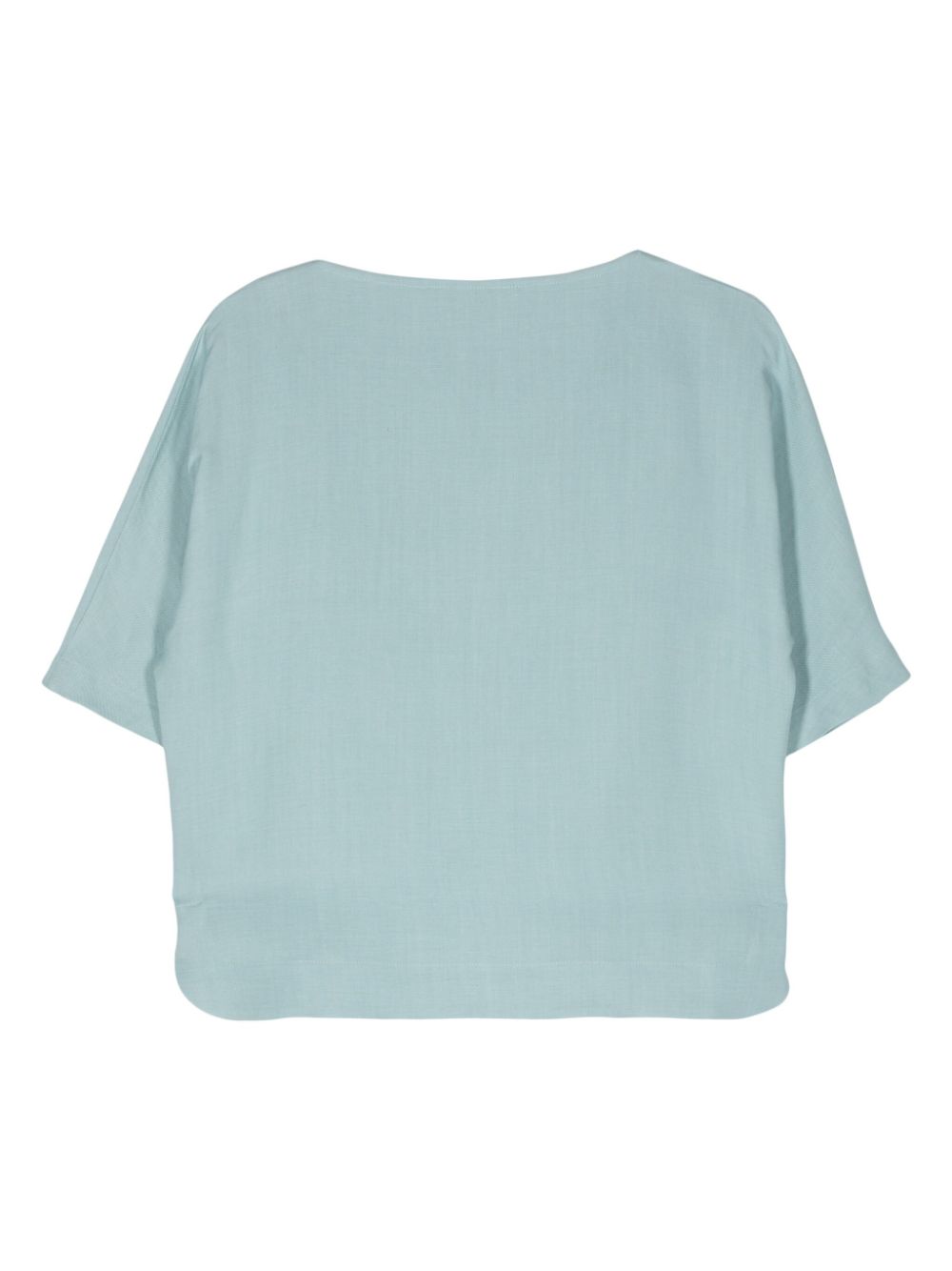 Antonelli short-sleeved blouse - Blauw