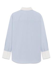 Saint Laurent Winchester popeline blouse - Blauw