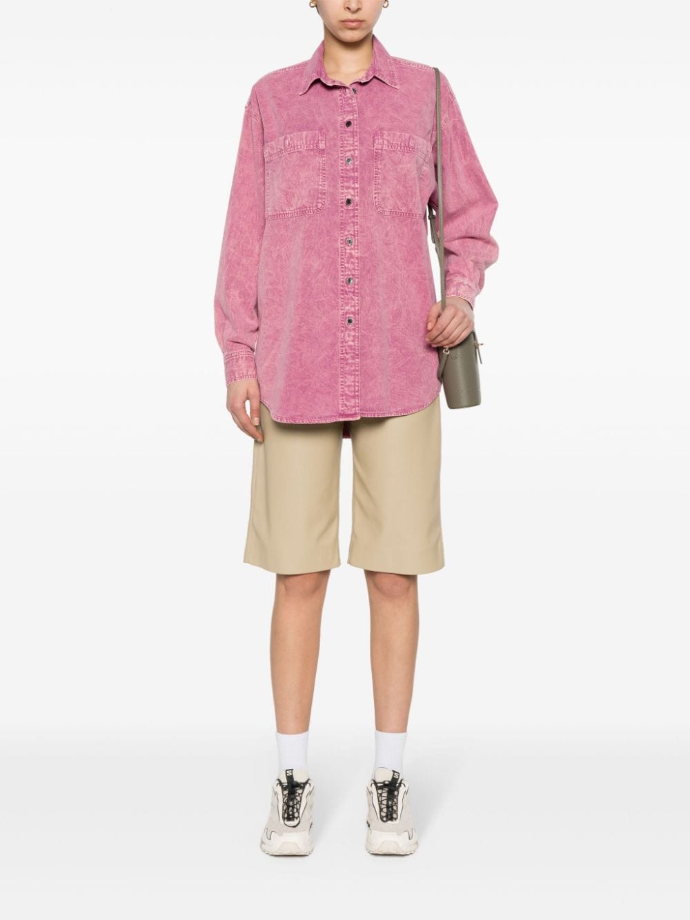 MARANT ÉTOILE Katoenen blouse - Roze