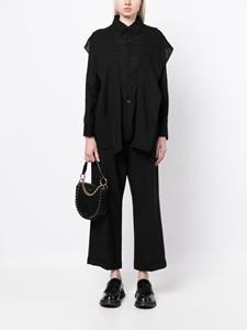 Yohji Yamamoto Asymmetrische blouse - Zwart