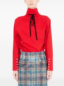 Maison Margiela x Pendleton omkeerbare wollen blouse - Rood