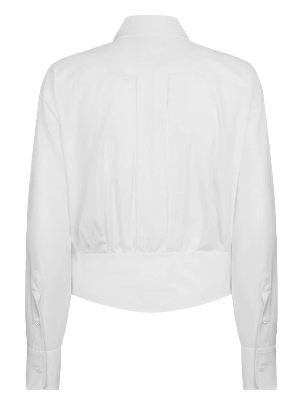 Dsquared2 x The Rolling Stones blouse met franje - Wit