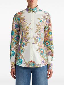 ETRO Blouse met bloemenprint - Wit