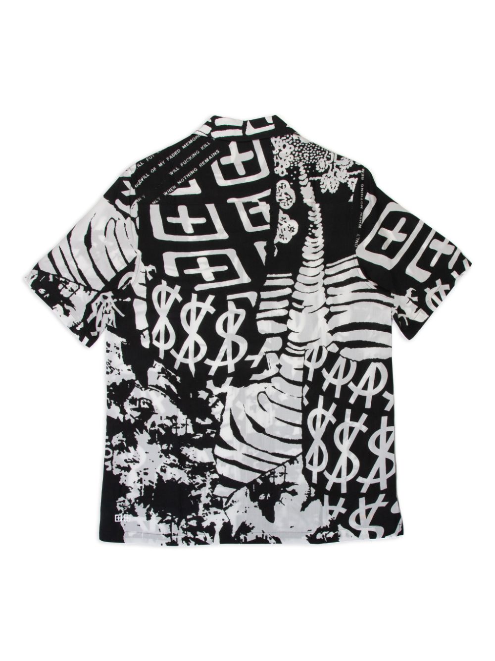Ksubi Overhemd met print - Zwart