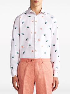 ETRO Overhemd met print - Wit