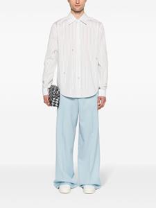 AMIRI Stack pinstriped cotton shirt - Wit