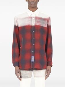 Maison Margiela Pendleton geruit overhemd - Rood