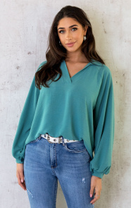 The Musthaves V-Hals Blouse Rome Mint