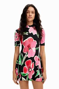 desigual Korte skaterjurk met bloemen