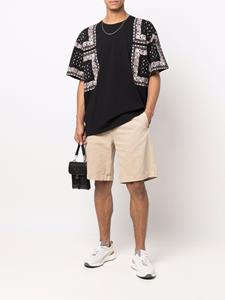 ETRO T-shirt met bandanaprint - Zwart