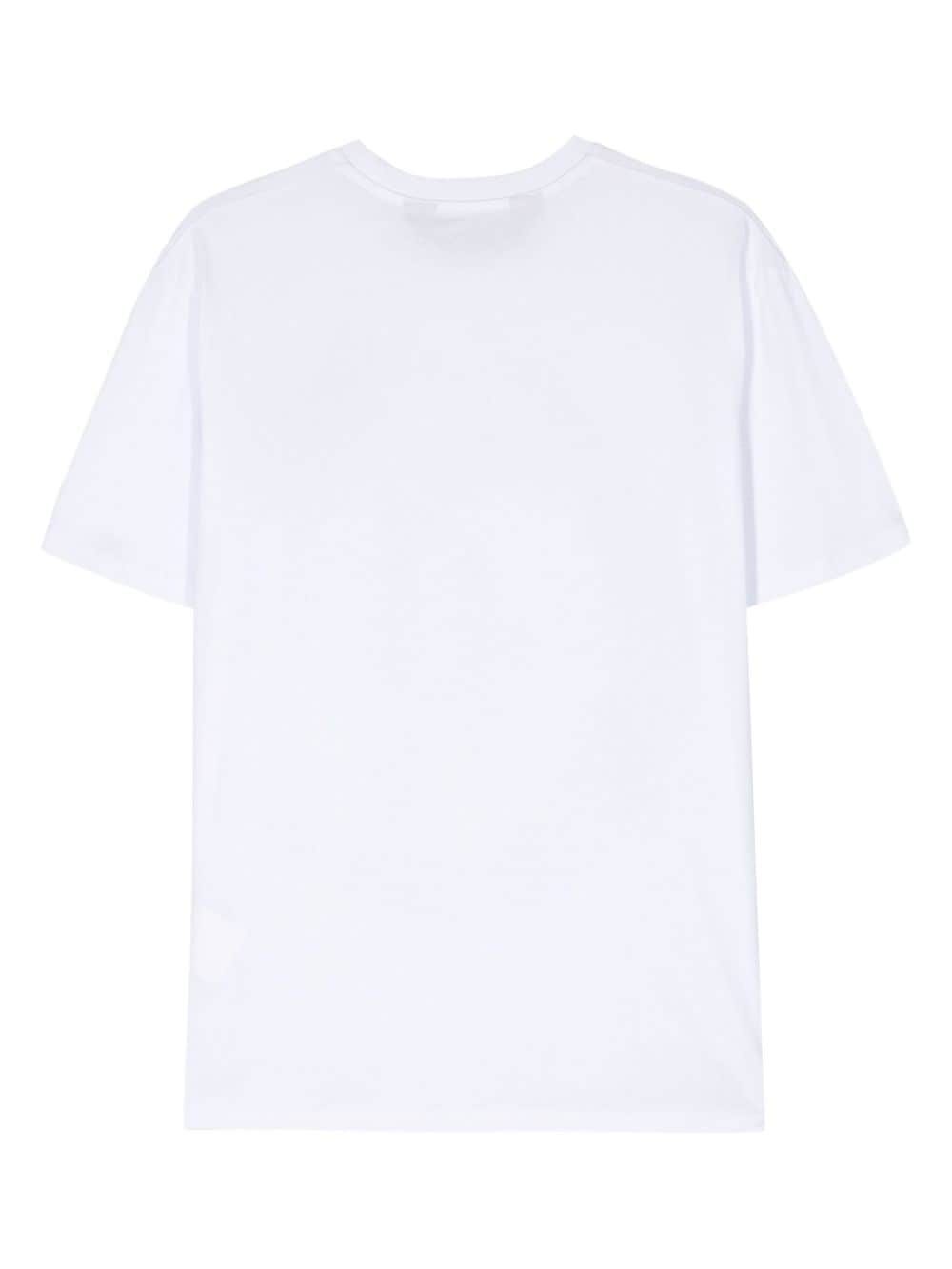 Just Cavalli Katoenen T-shirt met logoprint - Wit