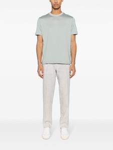 Eleventy contrasting-trim cotton T-shirt - Groen