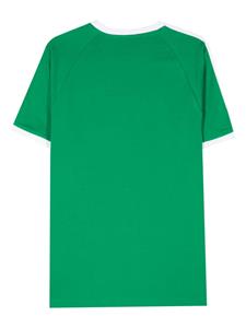 Adidas T-shirt met logo-reliëf - Groen