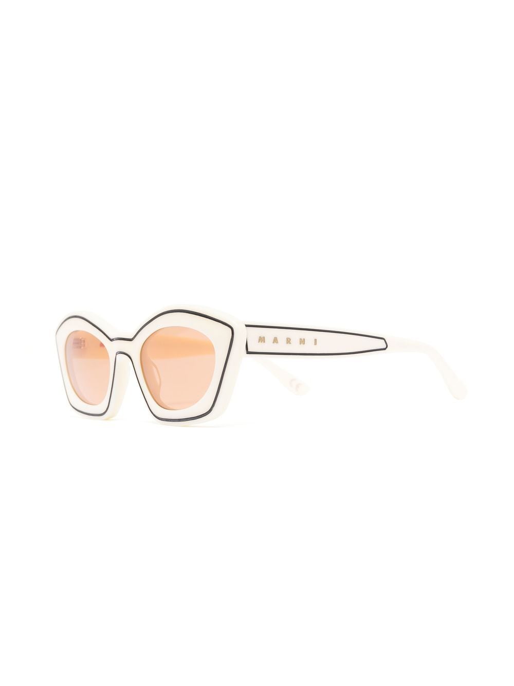 Marni Eyewear EXS zonnebril met cat-eye montuur - Beige