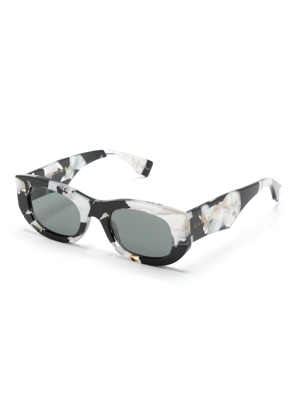Gucci Eyewear GG1627S rectangle-frame sunglasses - Zwart