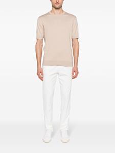 Zegna T-shirt met ronde hals - Beige