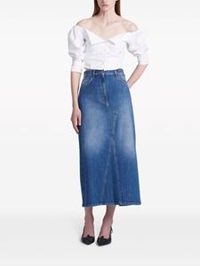 Altuzarra Hailey off-shoulder cotton top - Wit