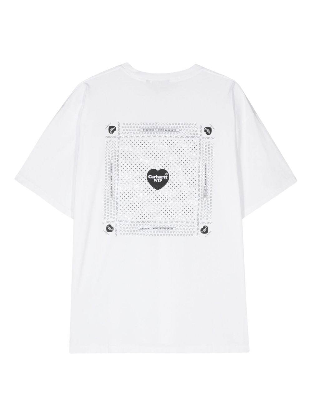 Carhartt WIP Heart Bandana T-Shirt - Wit