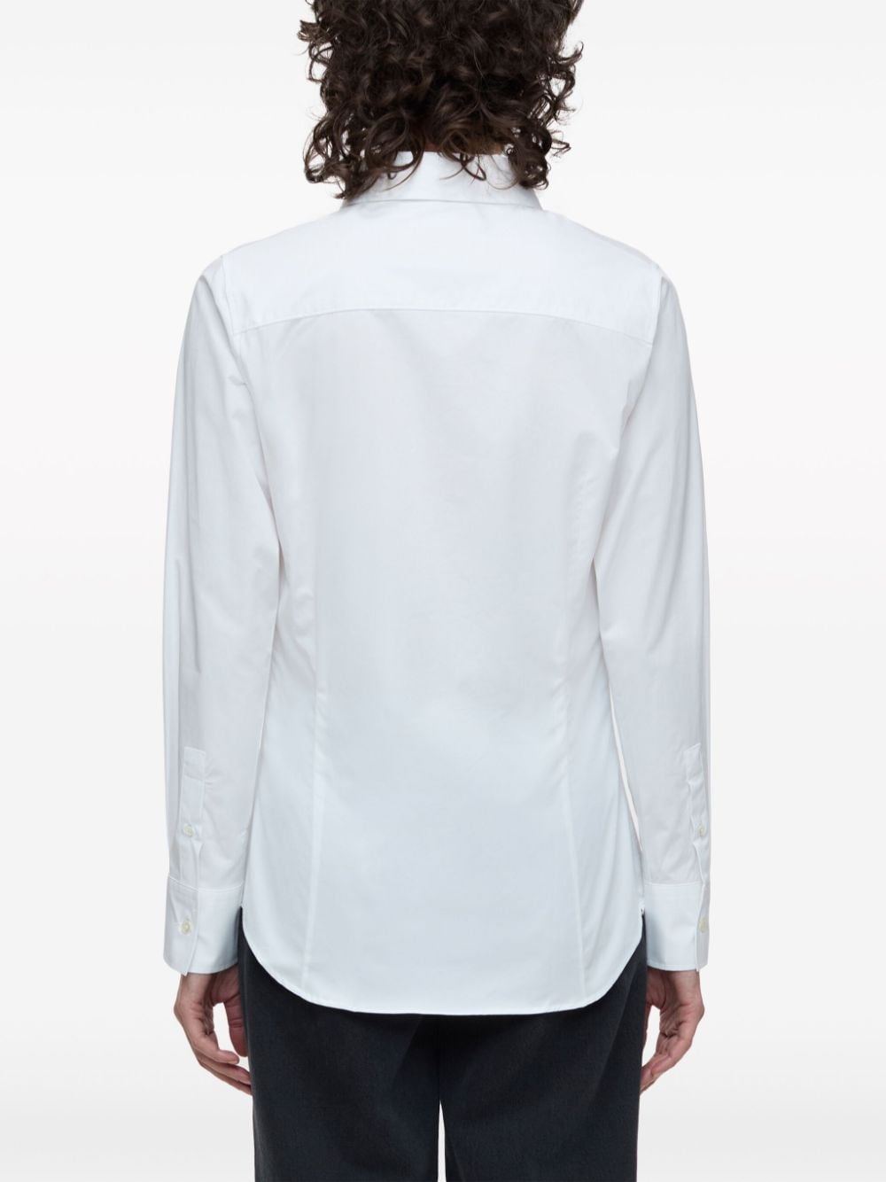 Closed long-sleeve shirt - Wit