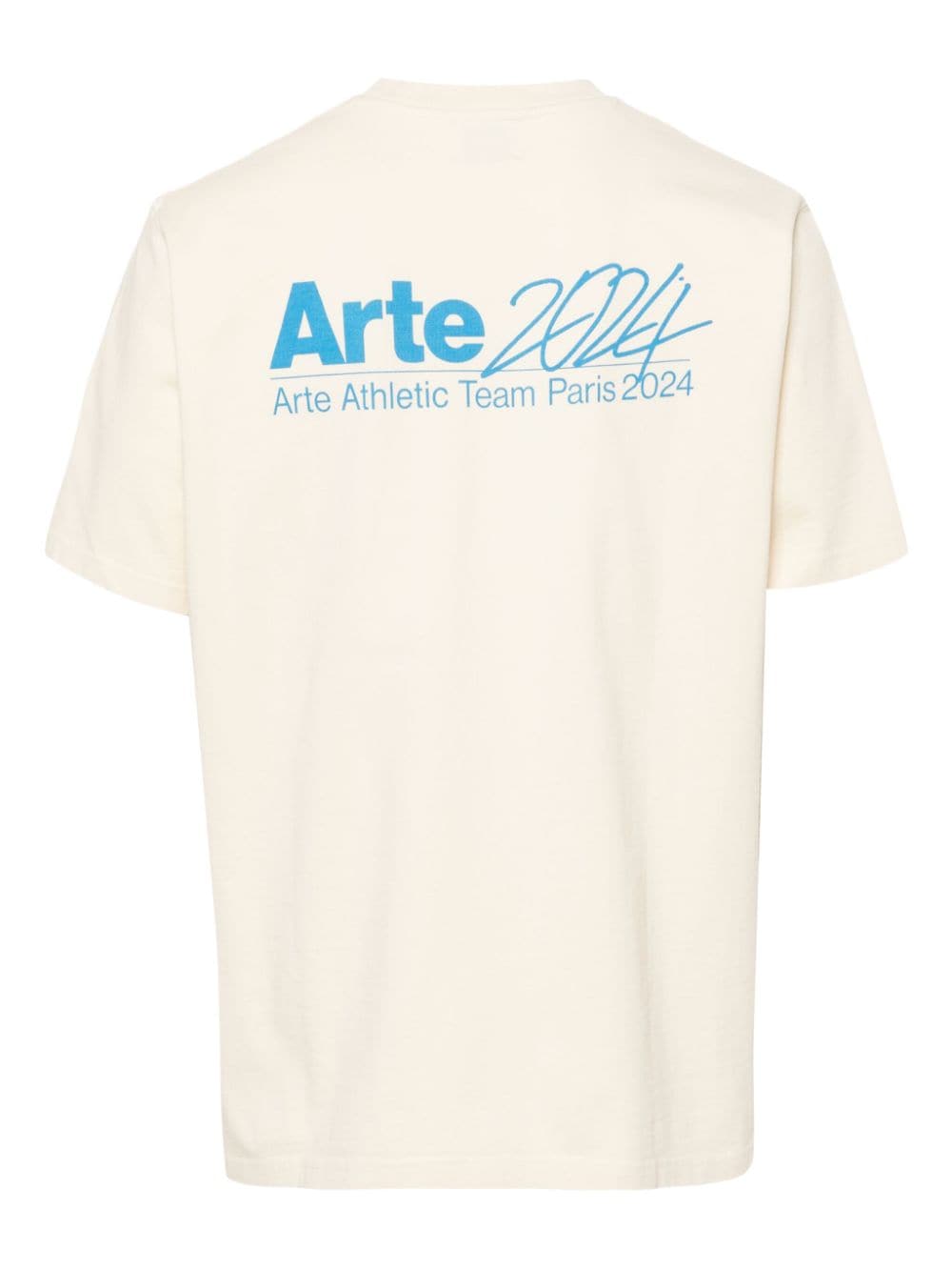 ARTE Teo logo-print cotton T-shirt - Beige