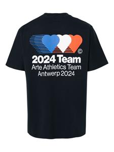 ARTE Teo Team graphic-print T-shirt - Blauw