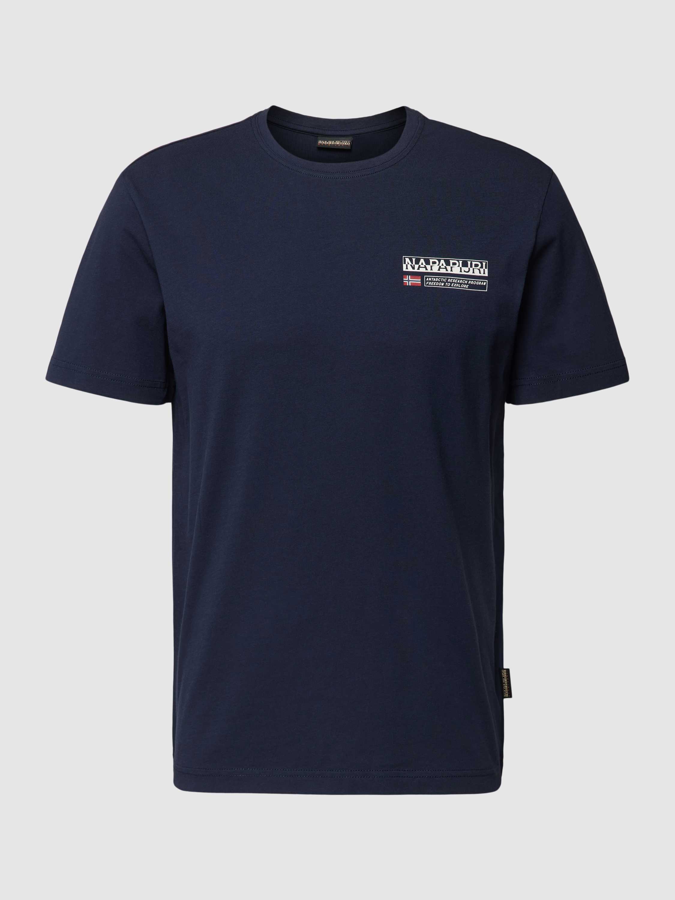 Napapijri T-shirt met labelprint, model 'KASBA'